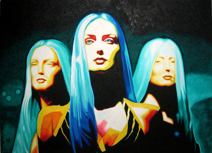 Trinity, artwork, oil painting on canevas, Sylvain Roberge Artist, Roberge Art Gallery Quebec City, Quebec Capitale Nationale exposition, Old Quebec art gallery