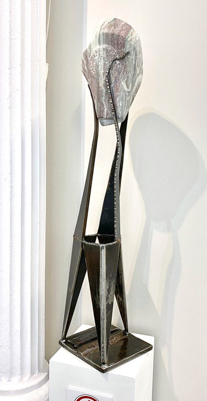 elevation, sculpture, Martin Brisson artist, Roberge art gallery Quebec city, art exhibition capital National Quebec, Old Quebec art 