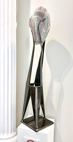 elevation, sculpture, Martin Brisson artist, Roberge art gallery Quebec city, art exhibition capital National Quebec, Old Quebec art 